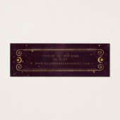 mariage d'or céleste bordeaux carte (Devant)