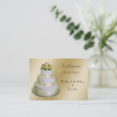 mariage d'or fabricants de gâteaux carte de visite (Debout devant)