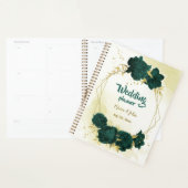 mariage d'or vert émeraude (Devant avec enveloppe)
