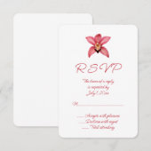 Mariage d'orchidées RSVP (Devant / Derrière)
