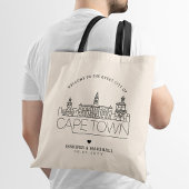 Mariage du Cap | Sac fourre-tout Skyline stylisé