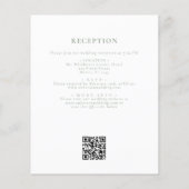 Mariage du code QR français de la page budgétaire (Dos)