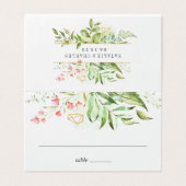 Mariage du feuillage vert sauvage Place (Outside Unfolded)