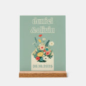 Mariage du jardin botanique fleur sauvage (Recto)