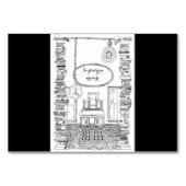 Mariage du livre de réservation Table / Carte de p (Dos)