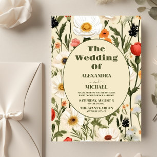 Mariage du modèle de Fleur sauvage de budget