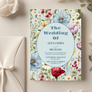 Mariage du modèle de Fleur sauvage de budget