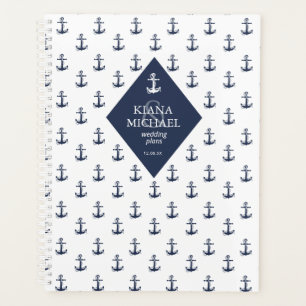 Mariage du Motif d'Ancre Blue Wave ID836