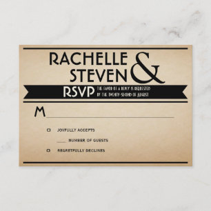 Mariage du panneau publicitaire RSVP