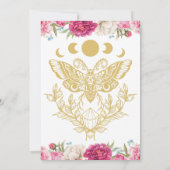 Mariage du papillon de la mort - Invitation (Dos)