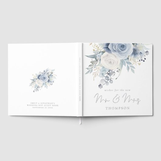 Mariage Dusty Blue Florals (Complet)