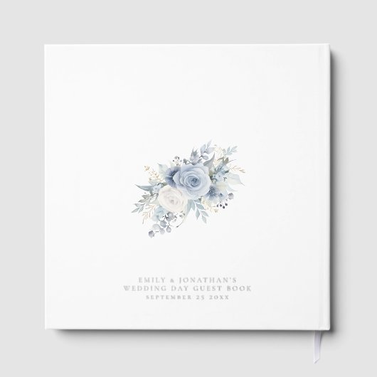 Mariage Dusty Blue Florals (Verso)