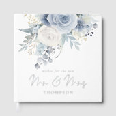 Mariage Dusty Blue Florals (Recto)