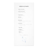 Mariage Dusty Blue & | Programme | Code QR (Dos)