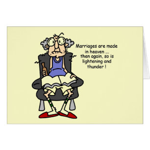 Mariage, Éclair, Humour tonnerre