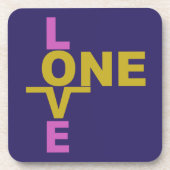 Mariage Égalité / One Love dessous de verre person (Devant)