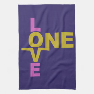 Mariage Égalité / One Love serviette personnalisée
