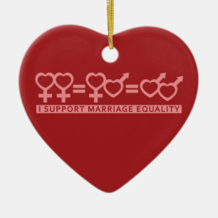 Mariage Égalité / Un amour ornement personnalisé