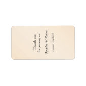 Mariage Elegance Eggshell Lip Balm Étiquette (Devant)