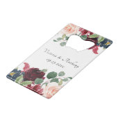 Mariage élégant à l'écriture florale rose rouge de (Dos Angle)