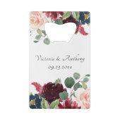 Mariage élégant à l'écriture florale rose rouge de (Dos)