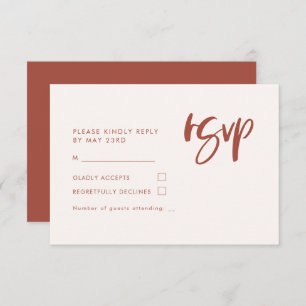 Mariage élégant à neige rose RSVP