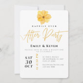 Mariage élégant après une invitation de fête (Devant)