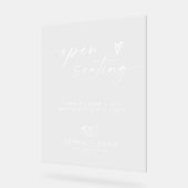 Mariage Élégant Assignés Sièges Ne Sont Pas Notre  (Angle)