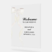 Mariage élégant au ruban blanc à la bow (Angle)