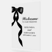 Mariage élégant au ruban noir (Angle)