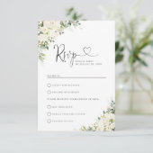 Mariage Élégant aux Fleurs Blanches avec RSVP de C (Debout devant)