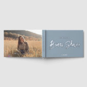 Mariage élégant avec écriture pinceau bleu Shower (Complet)