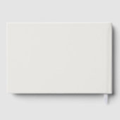 Mariage élégant avec monogramme de feuillage beige (Verso)