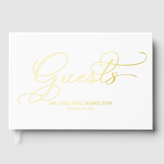 Mariage Élégant Calligraphie Moderne (Recto)