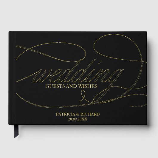 Mariage Élégant Calligraphie Moderne (Recto)