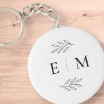 Mariage Élégant Chic Moderne Simple Chic Monogramm<br><div class="desc">Composé de simples lignes droites avec script cursif classique et typographie serif. Ces éléments sont simples,  intemporels et classiques. Il est conçu par White Paper Birch Co. exclusif pour Zazzle. Disponible ici : http://www.zazzle.com/store/whitepaperbirch</div>