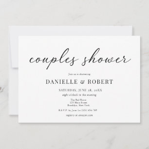 Mariage Élégant Classique Invitation pour Enterrem