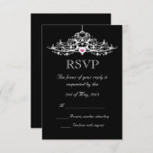 Mariage élégant de lustre RSVP (Devant / Derrière)