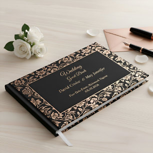 Mariage élégant de luxe floral rose or