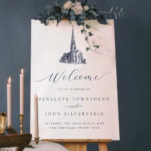 Mariage Élégant et Vintage à l'Église de Bienvenue