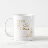 Mariage Elégant Juste Marié | Tasse (Gauche)