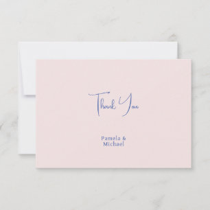 Mariage Élégant Minimaliste Classique Merci