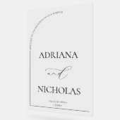 Mariage élégant moderne Accueil (Angle)