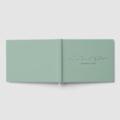 Mariage Élégant Moderne Vert Sauge Personnalisé (Complet)