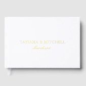 Mariage élégant noir et blanc classique (Recto)