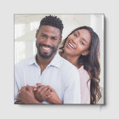 Mariage élégant Photo Chic Calligraphie Real Argen (Verso)