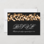 Mariage élégant RSVP Gold Hollywood Glam (Dos)