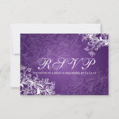 Mariage élégant RSVP Vintage perruques violet (Dos)