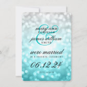 Mariage Elopement Faire-part Beach Ombre Lumières (Devant)