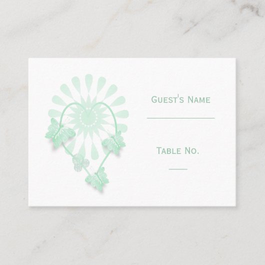 Mariage Emplacement Paramètre Carte Peppermenthe P (Devant)